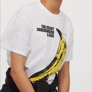 H&M Velvet Underground Oversized Tshirt